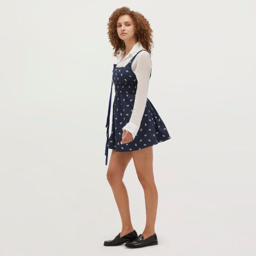 August TheCherDress NavyFloralJacquard2763copy