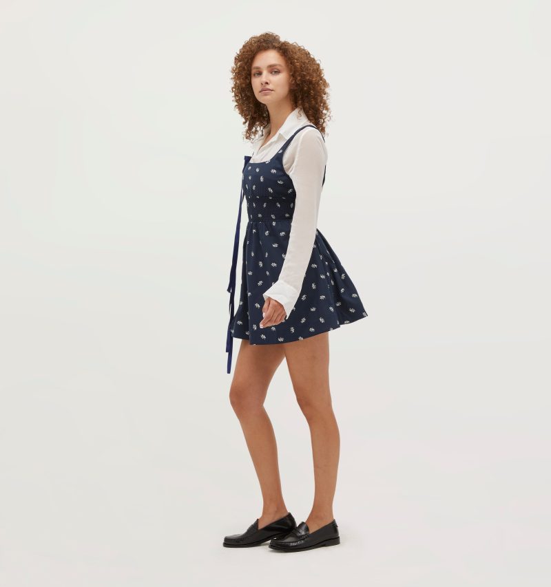 August TheCherDress NavyFloralJacquard2763copy