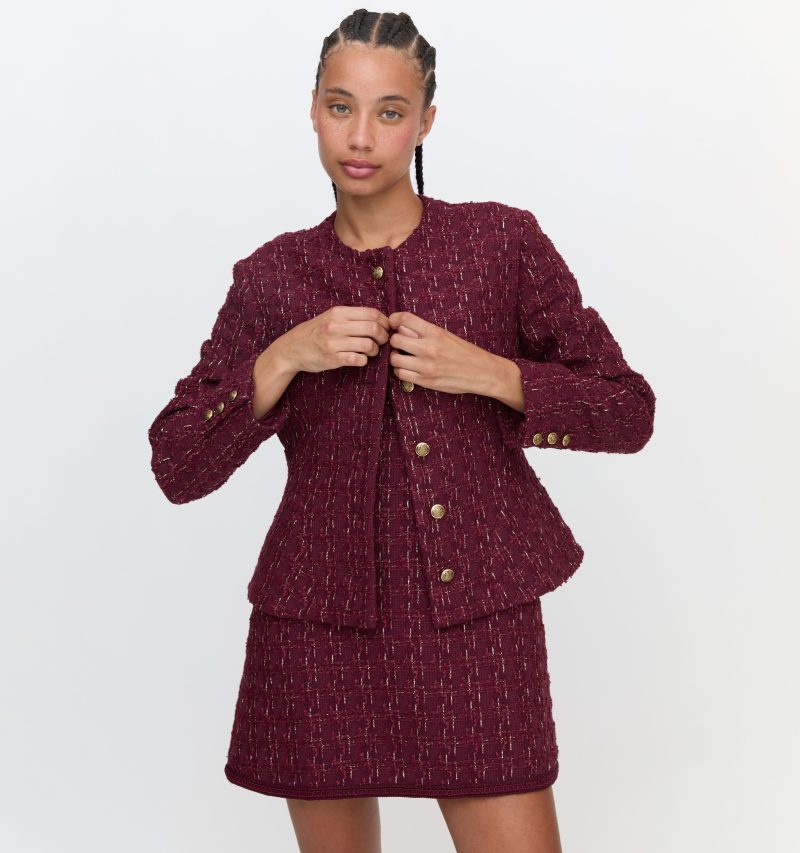 BennettDress BurgundyTweed22360 6b7632fd e730 48dd b45b 781f293efb2e