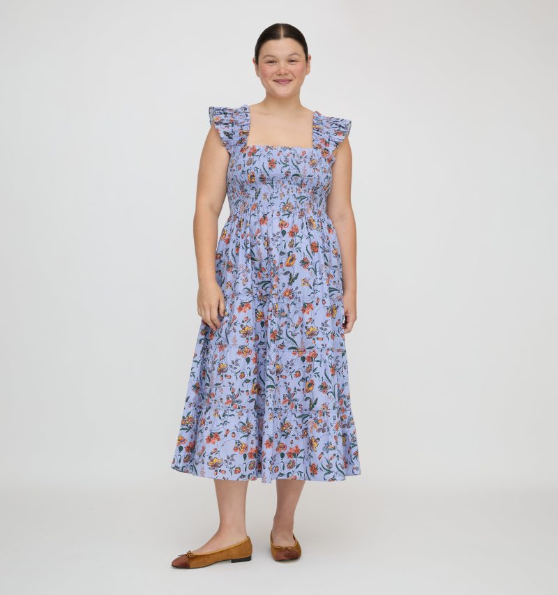 EllieNapDress FleurChintzThistle19559