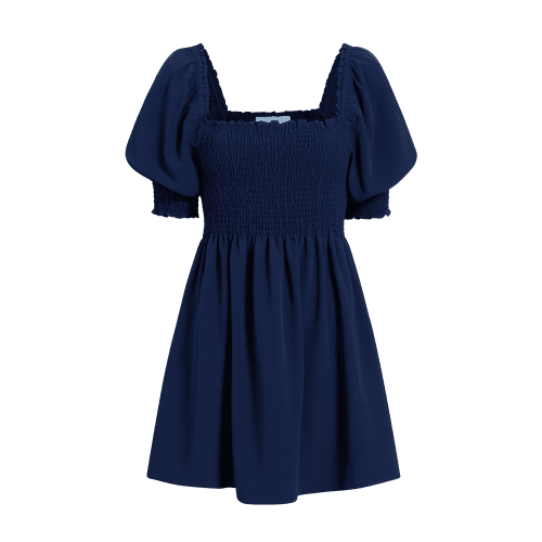 color:Wrinkle Resistant Navy Crepe