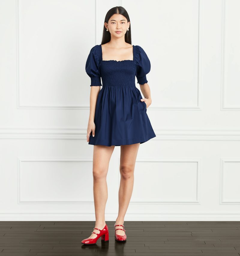 HHH1203 TheAthenaNapDress NavyCotton NavyCotton C