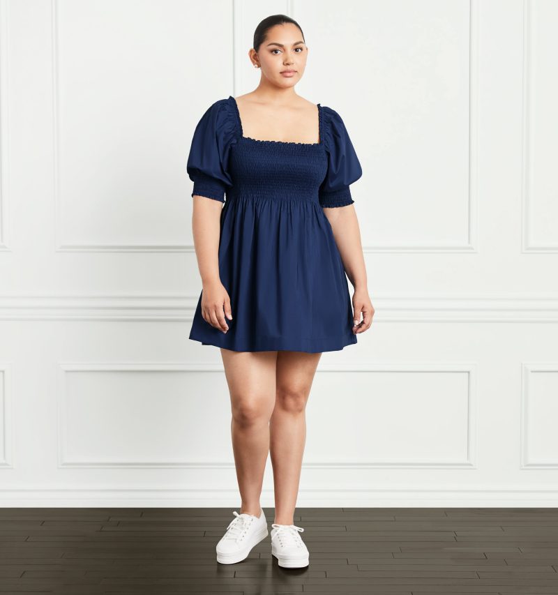 HHH1204 TheAthenaNapDress NavyCotton NavyCotton C