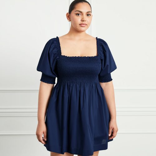 HHH1204 TheAthenaNapDress NavyCotton NavyCotton E