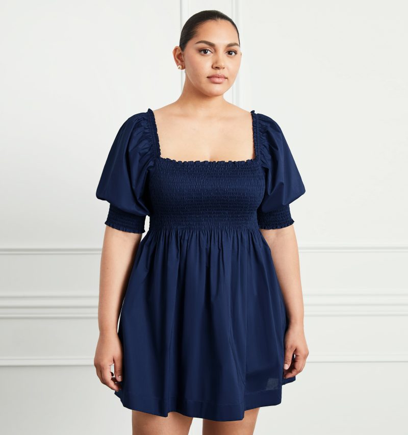 HHH1204 TheAthenaNapDress NavyCotton NavyCotton E