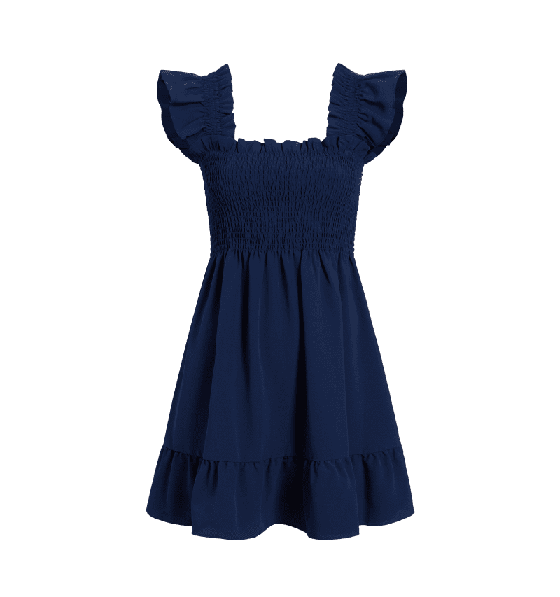 HHH1219 TheElizabethNapDress NavyCrepe NavyCrepe A