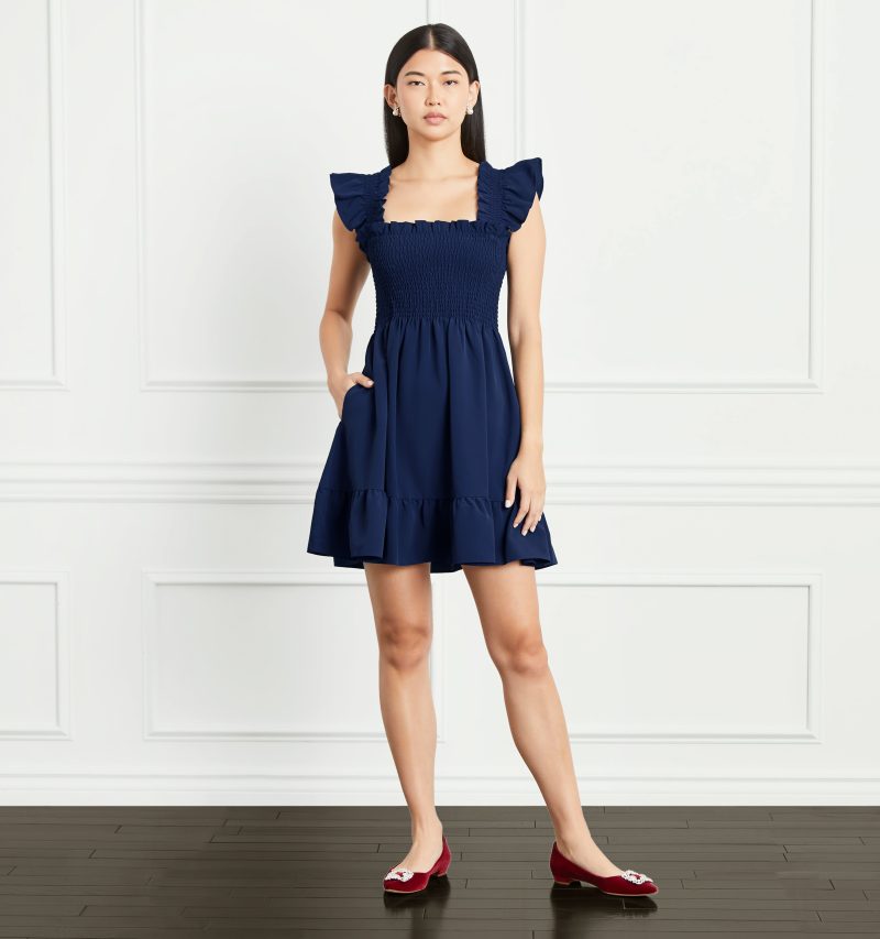 HHH1219 TheElizabethNapDress NavyCrepe NavyCrepe C 1