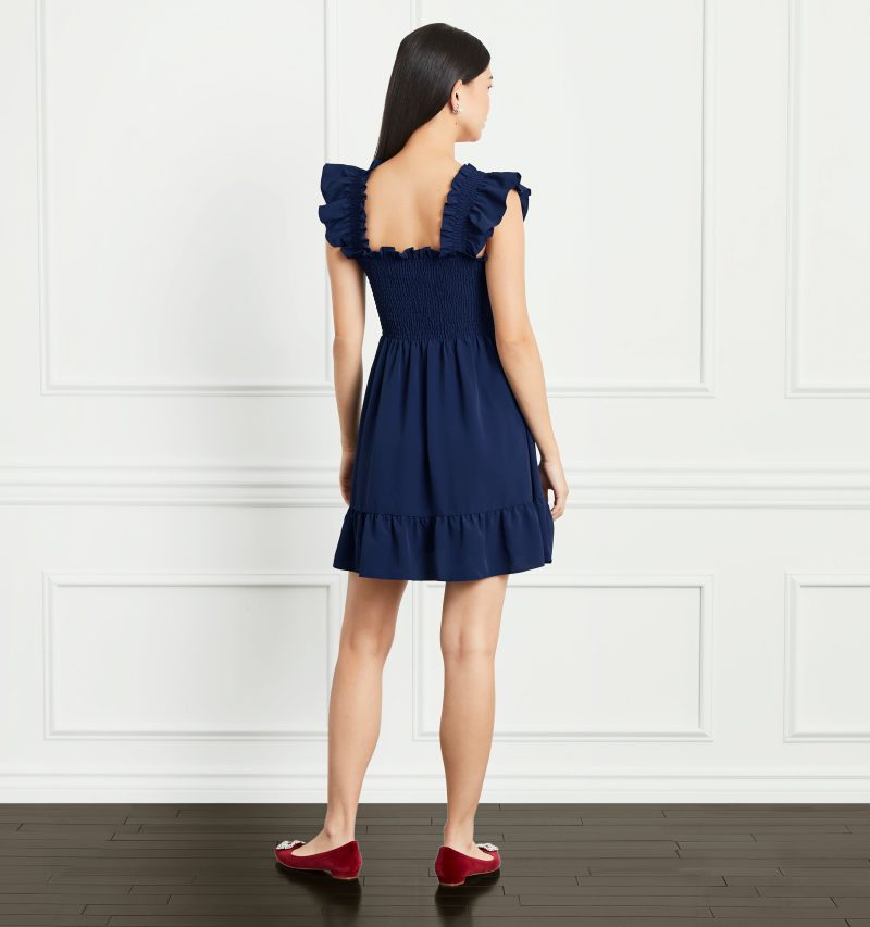 HHH1219 TheElizabethNapDress NavyCrepe NavyCrepe D