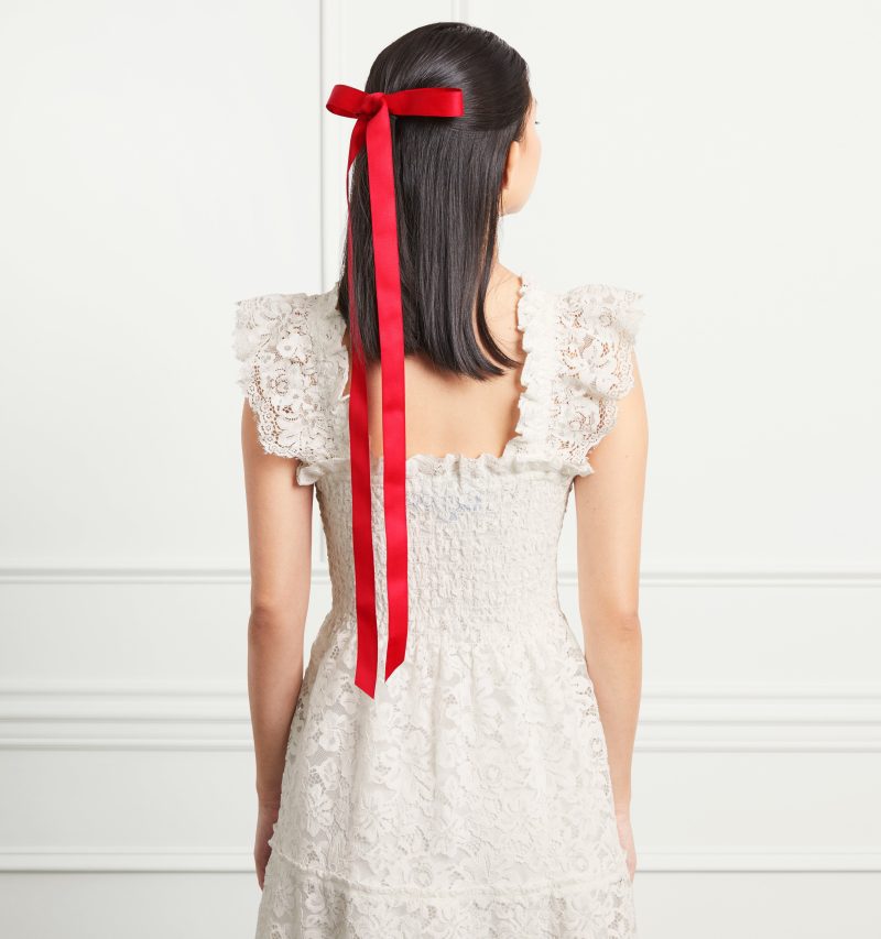 HHH1472 HairBow Red C