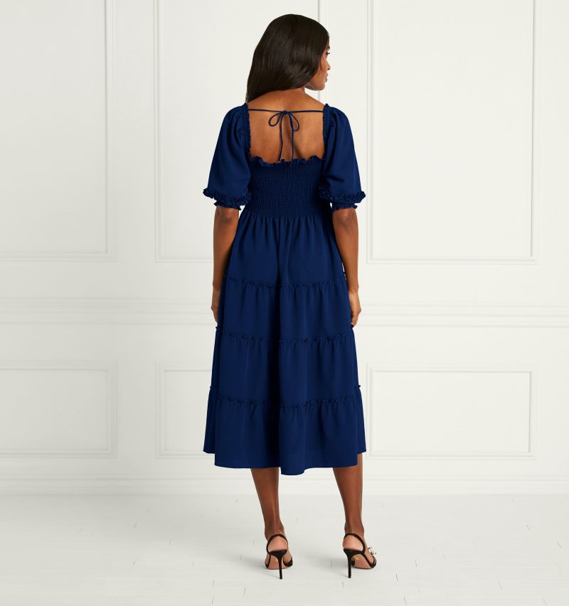 HHH1698 TheNesliNapDress Navy Back