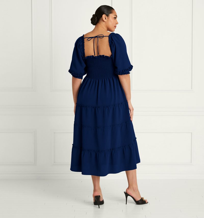 HHH1699 TheNesliNapDress Navy Back