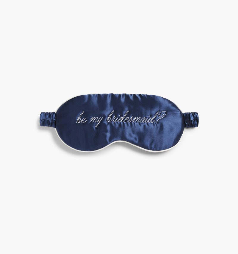 HHH180 BemybridesmaidEyeMask NavywithWhitePiping A new