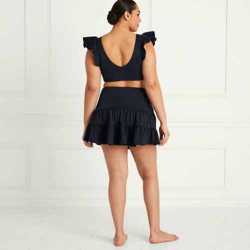 HHH1832 ThePoolSkirt Black Back