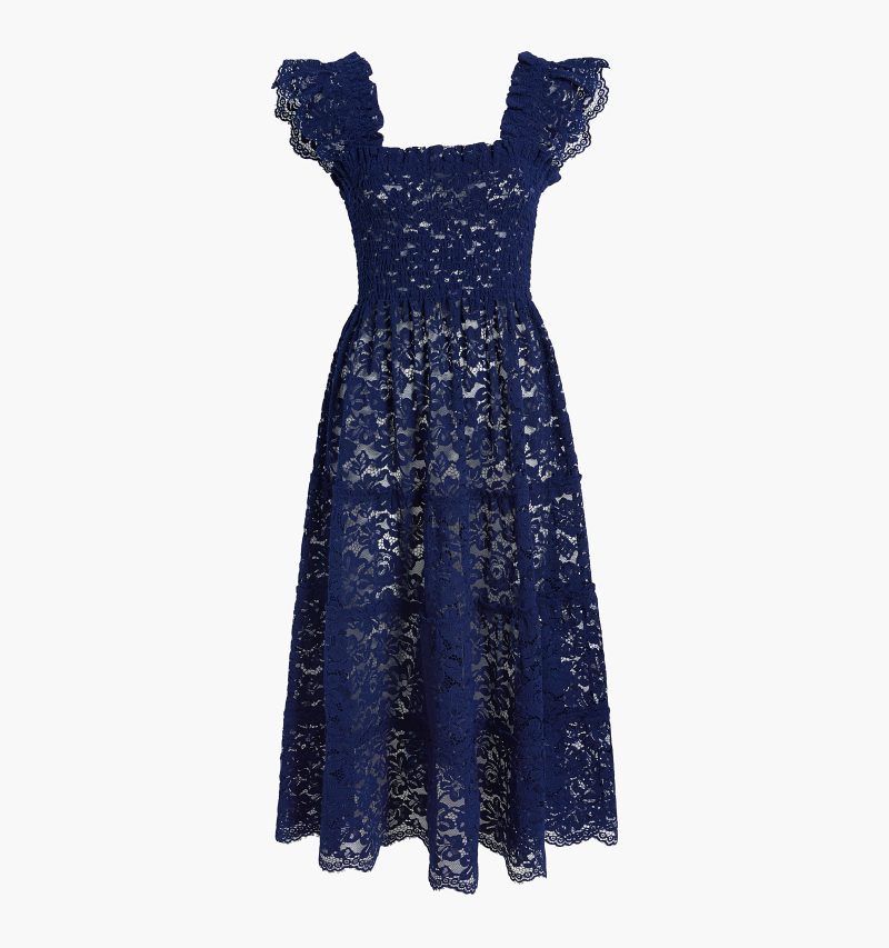 color:Navy Lace