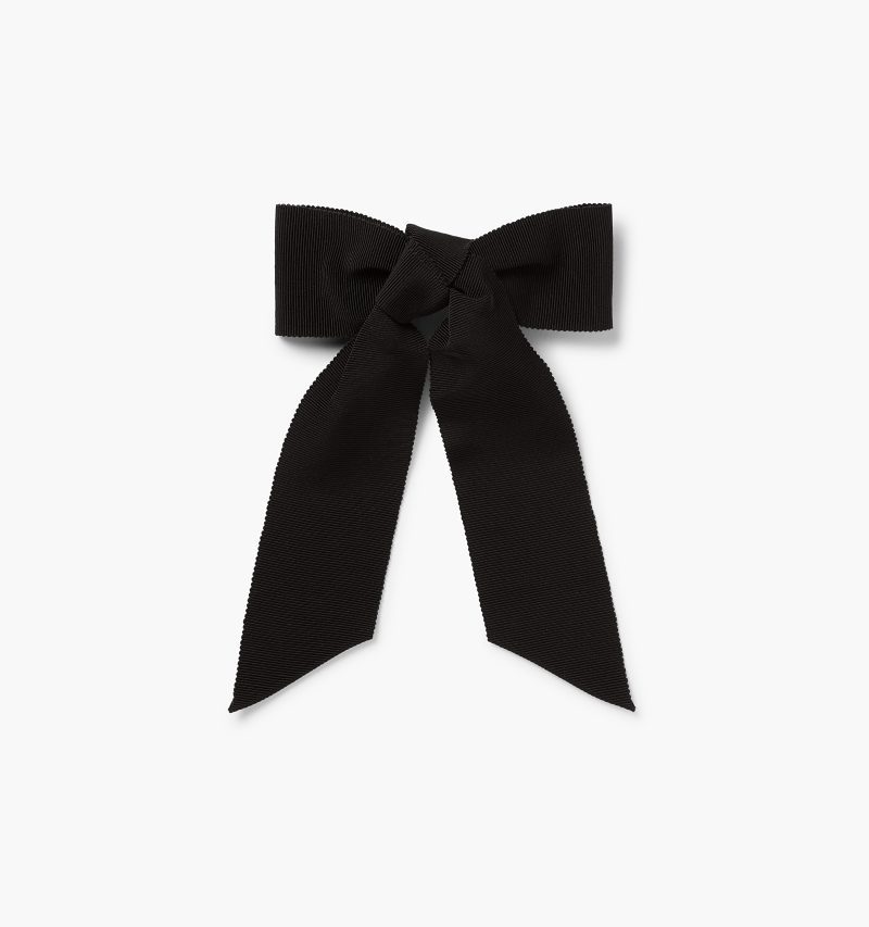 The Belle Bow - Black Grosgrain color:black grosgrain