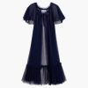 The Tulle Coco Duster - Navy Tulle color:navy tulle