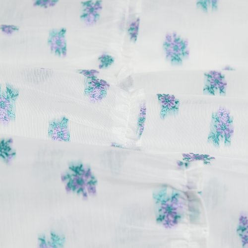 HHH2501 TheEllieNapDress FloralOrganzainSpearmint Lilac GH Fabric Details