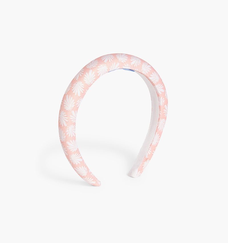 HHH2640 TheAliceHeadband BaroqueShellsinCoral GH Front