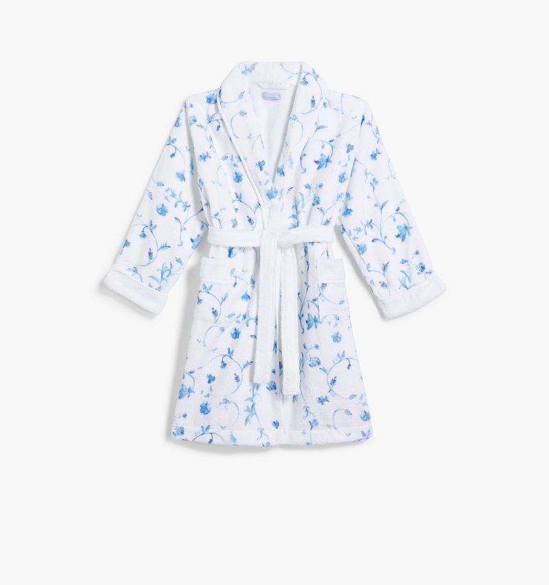 HHH2691 TheTinyHotelRobe BlueBotanical PU Front 1