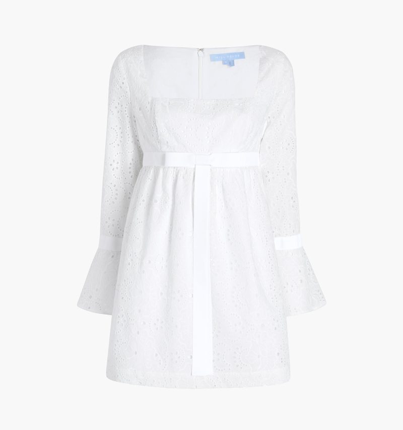 HHH2771 TheCosetteDress WhiteBroderie GH Front 1