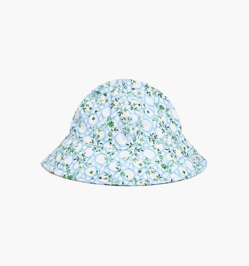 HHH2842 The Baby Sunhat Basketweave Vine in Blue PU Front 1