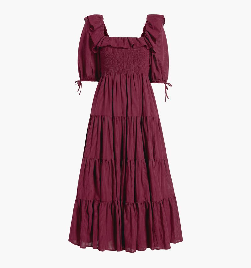 HHH2924 TheCorinneNapDress Burgundy GH Front 1