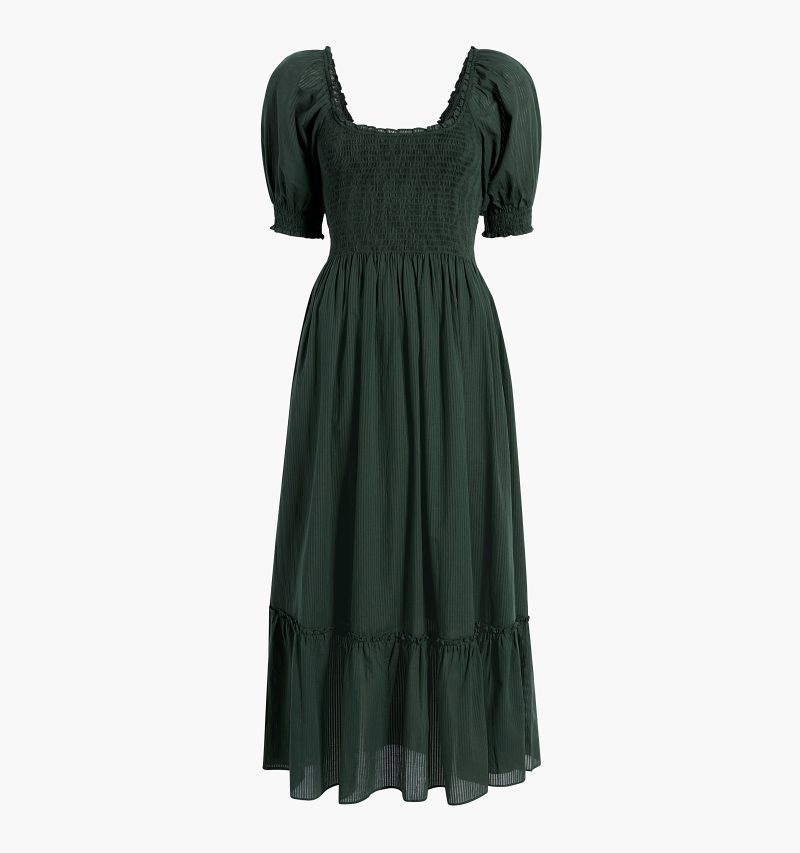 HHH2943 TheLouisaNapDress EmeraldGreen GH Front 1