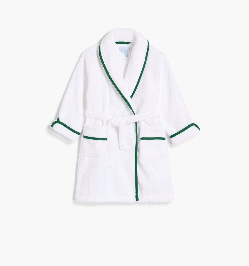 HHH2976 TheBabyHotelRobe Whitew Green PU Front 1 7fc0f07d 271d 45db a2c4 38367cd65bea 1