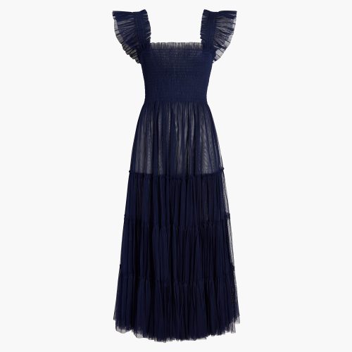 color:navy tulle