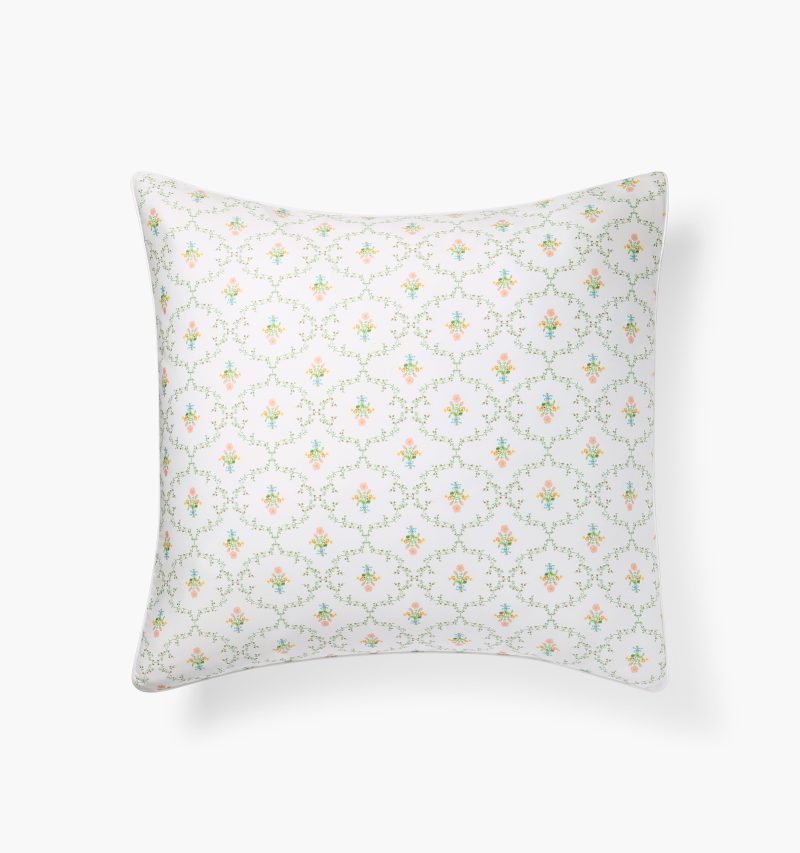 Pastel Trellis Euro Sham color:pastel trellis