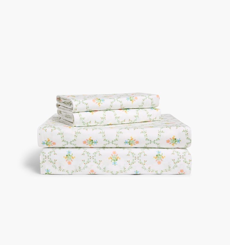 Pastel Trellis Sheet Set color:pastel trellis