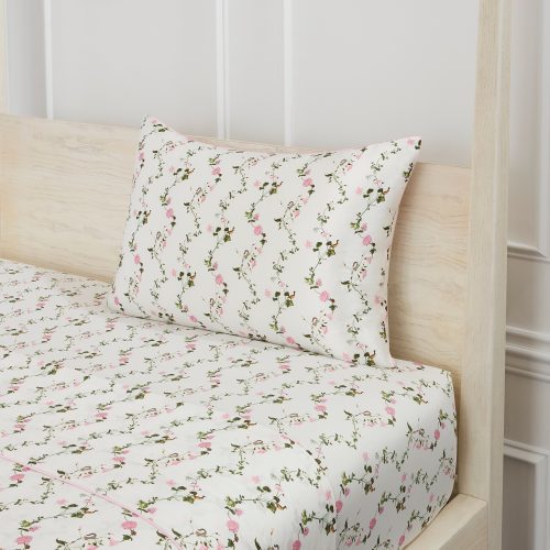 HHH758 SisiSilkPillowcase PinkPondFloral PinkPondFloral G