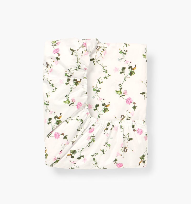 HHH810 ChangingPadSheet PinkPondFloral PinkPondFloral B