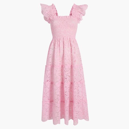 The Collector's Edition Ellie Nap Dress - Pink Lace color:pink lace