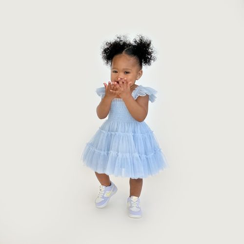 PowderBlue Tulle Baby Tiny Ellie Nap Dress