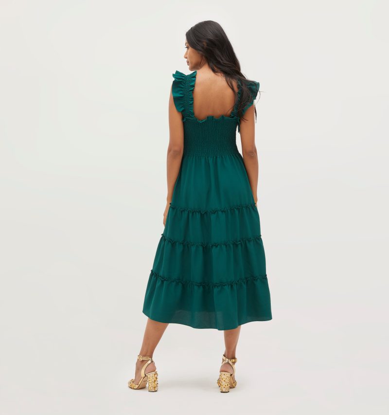 Replen TheEllieNapDress GreenCrepe2625copy