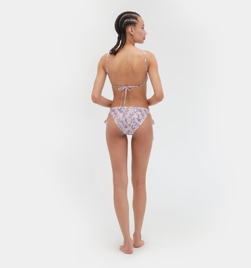 The Alessia Bikini Set Pink Basketweave Vine 2