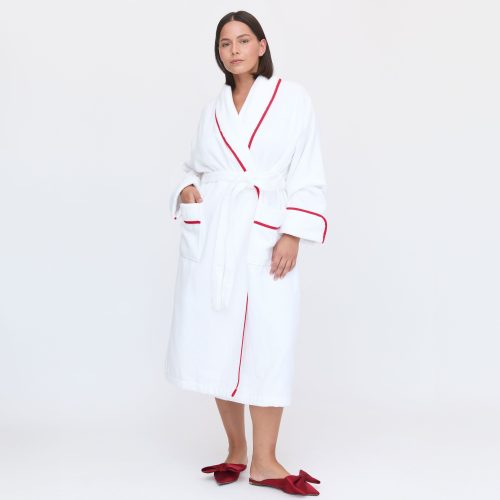 The Hotel Robe Red Piping5649