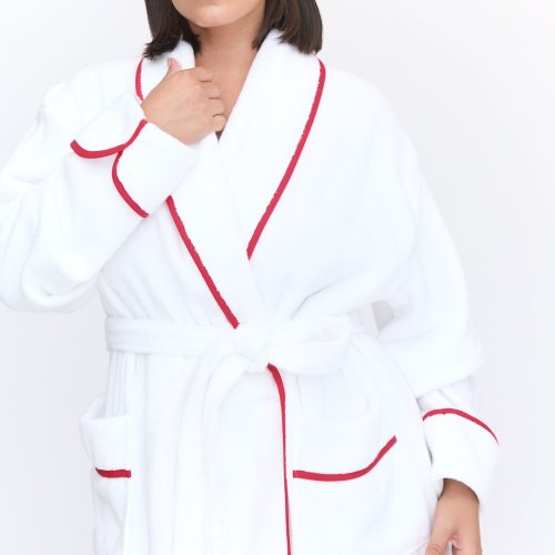 The Hotel Robe Red Piping5669