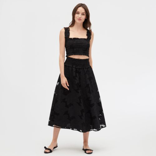 TheDelphineNapSkirt BlackCottonFloralLaceTheAzaleaNapTop BlackCottonFloralLace6134 115 1