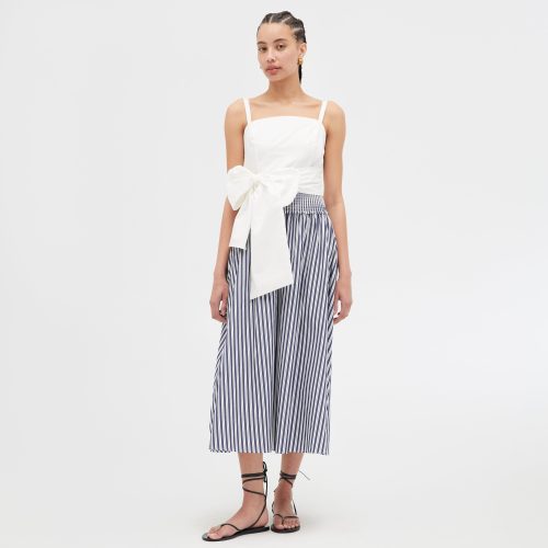 TheDelphineNapSkirt NavyStripeTheMirandaTop White2861 89 1