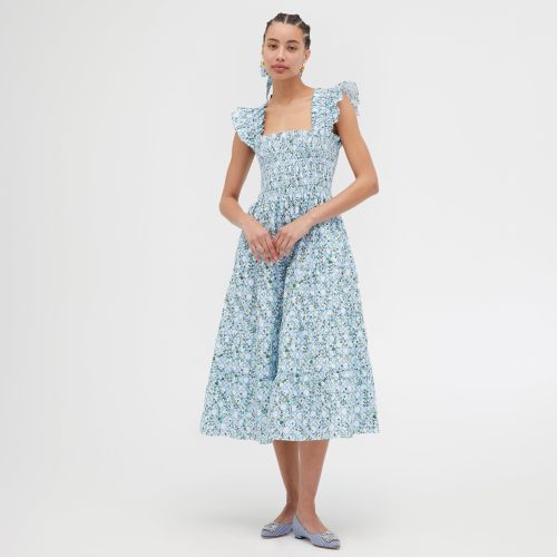 TheEllieNapDress BasketweaveVineinBlue 00317