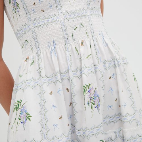 TheEllieNapDress FloralPatchworkinWhite 00546