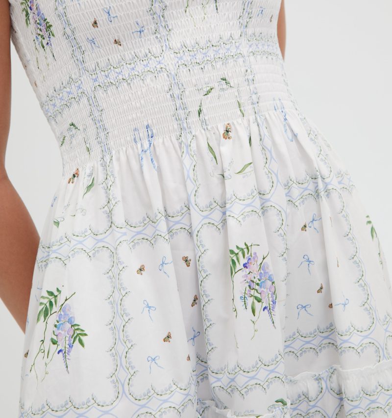 TheEllieNapDress FloralPatchworkinWhite 00546