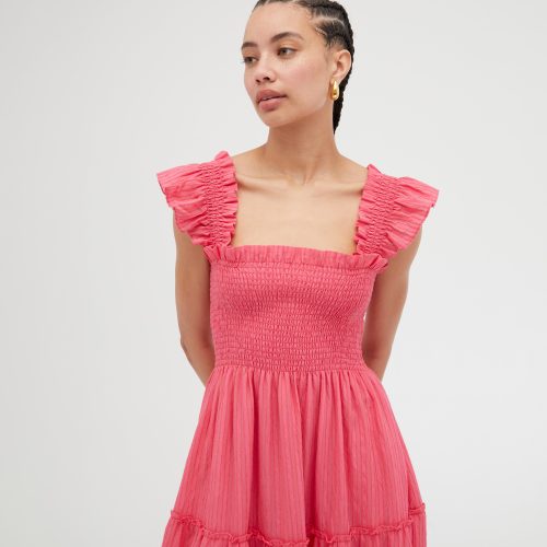 TheEllieNapDress WatermelonOrganzaSeersucker 00814