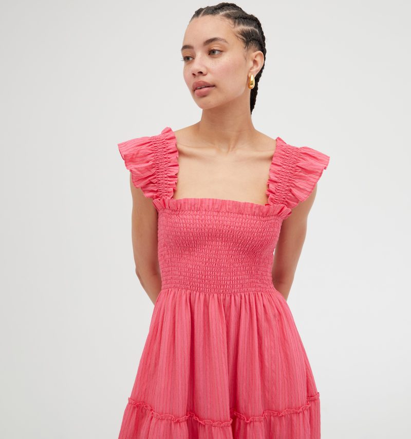 TheEllieNapDress WatermelonOrganzaSeersucker 00814