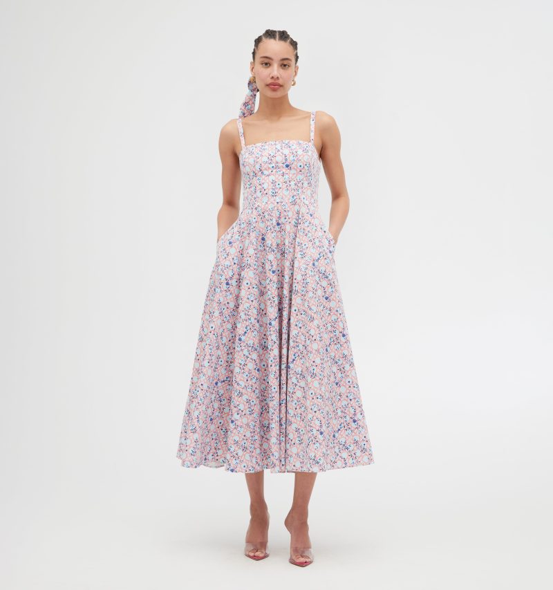 TheMargotDress BasketweaveVineinPink1855