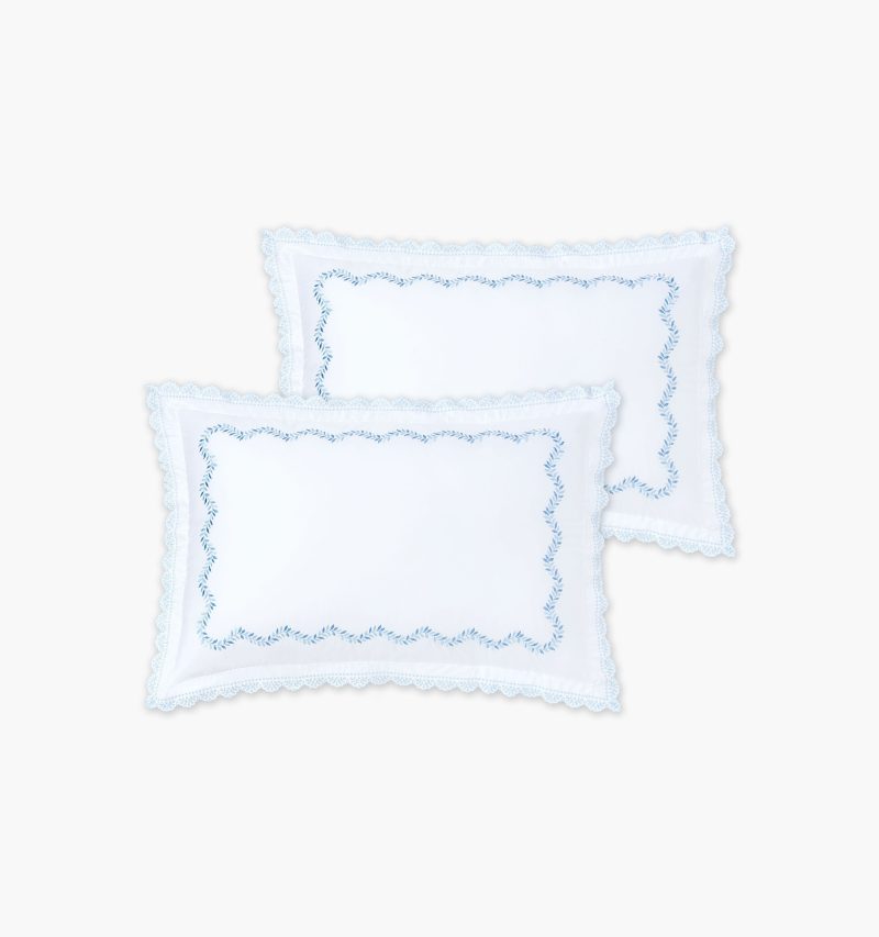 sloane powderblue pillowcase set